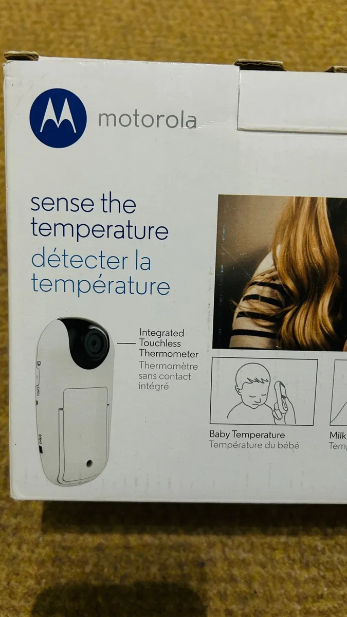 Digital Video Baby Monitor w/ Touchless Thermo - Image 2