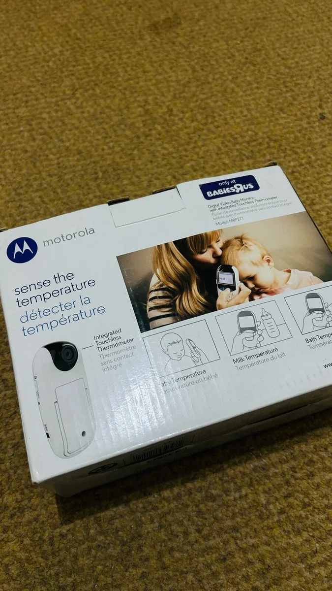 Digital Video Baby Monitor w/ Touchless Thermo - Image 4