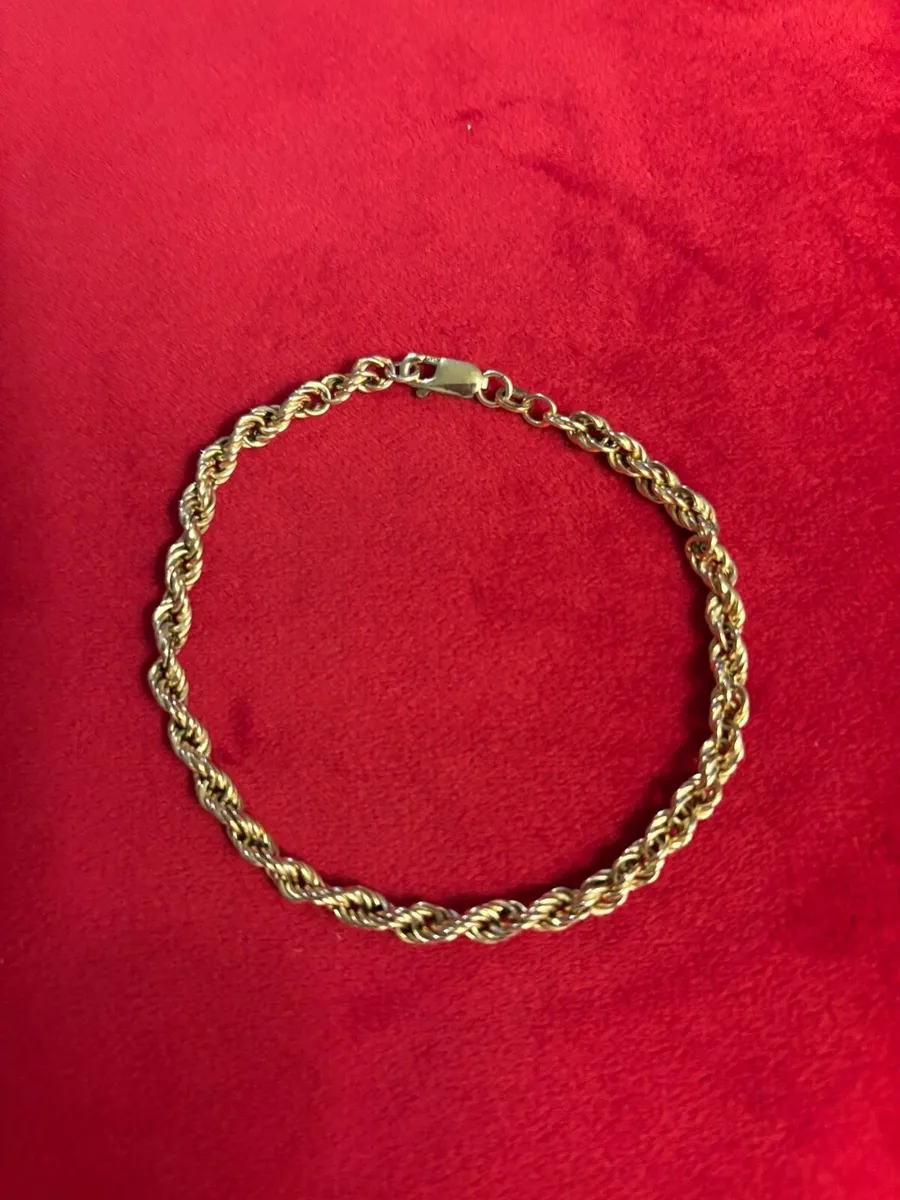9k Gold Rope Chain - Image 1