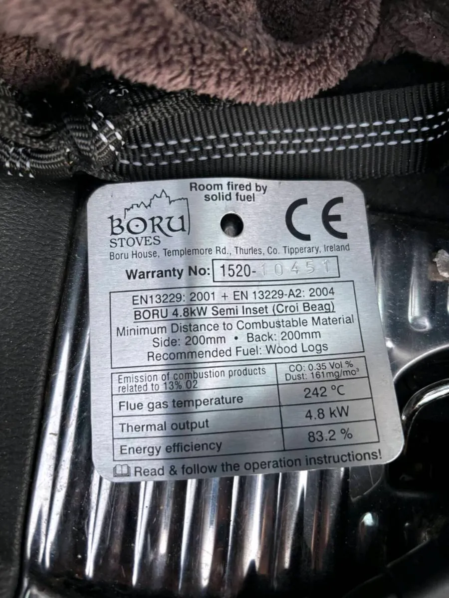 Boru Stoves 4.8kw Brand New - Image 4