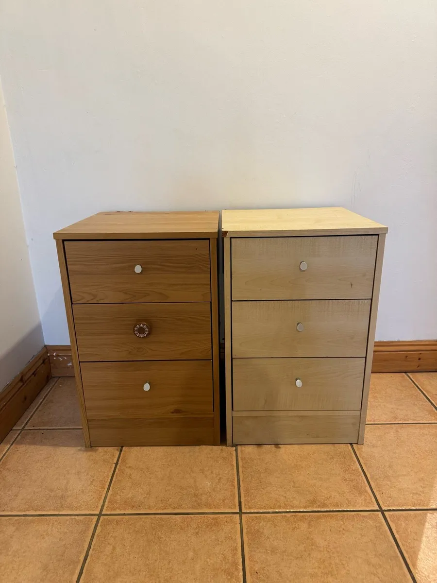 Bed side Tables and wardrobe - Image 1