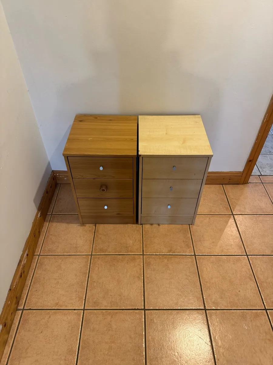 Bed side Tables and wardrobe - Image 2