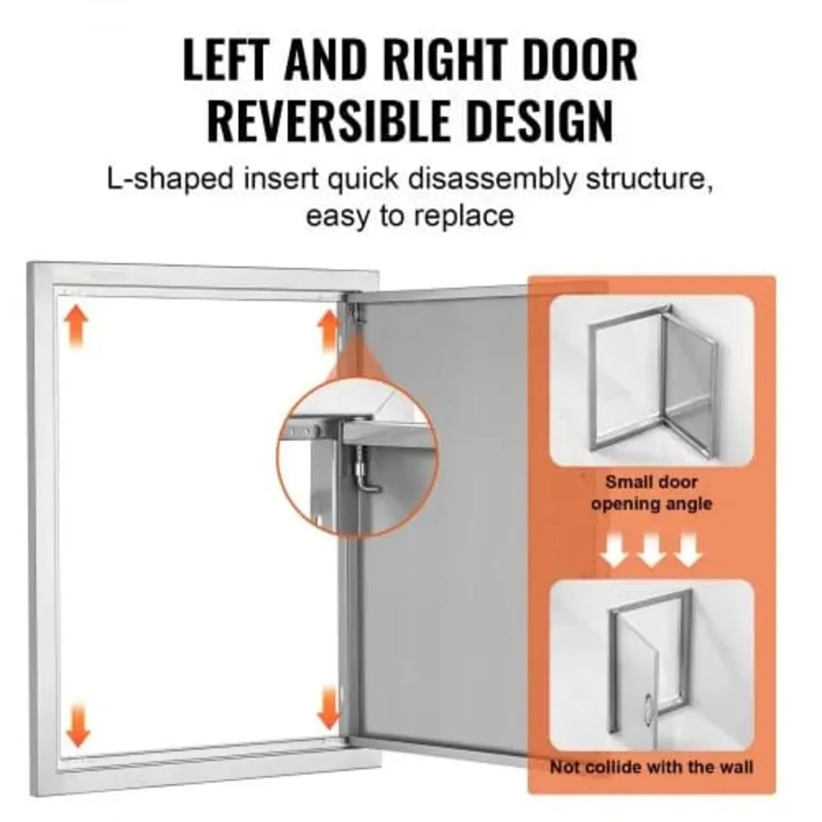 BBQ Access Door, 508x686 mm Single Outdoor Kitchen - Image 3