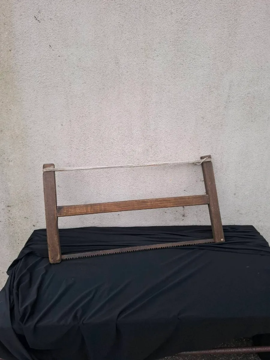 Vintage large saw - Image 2