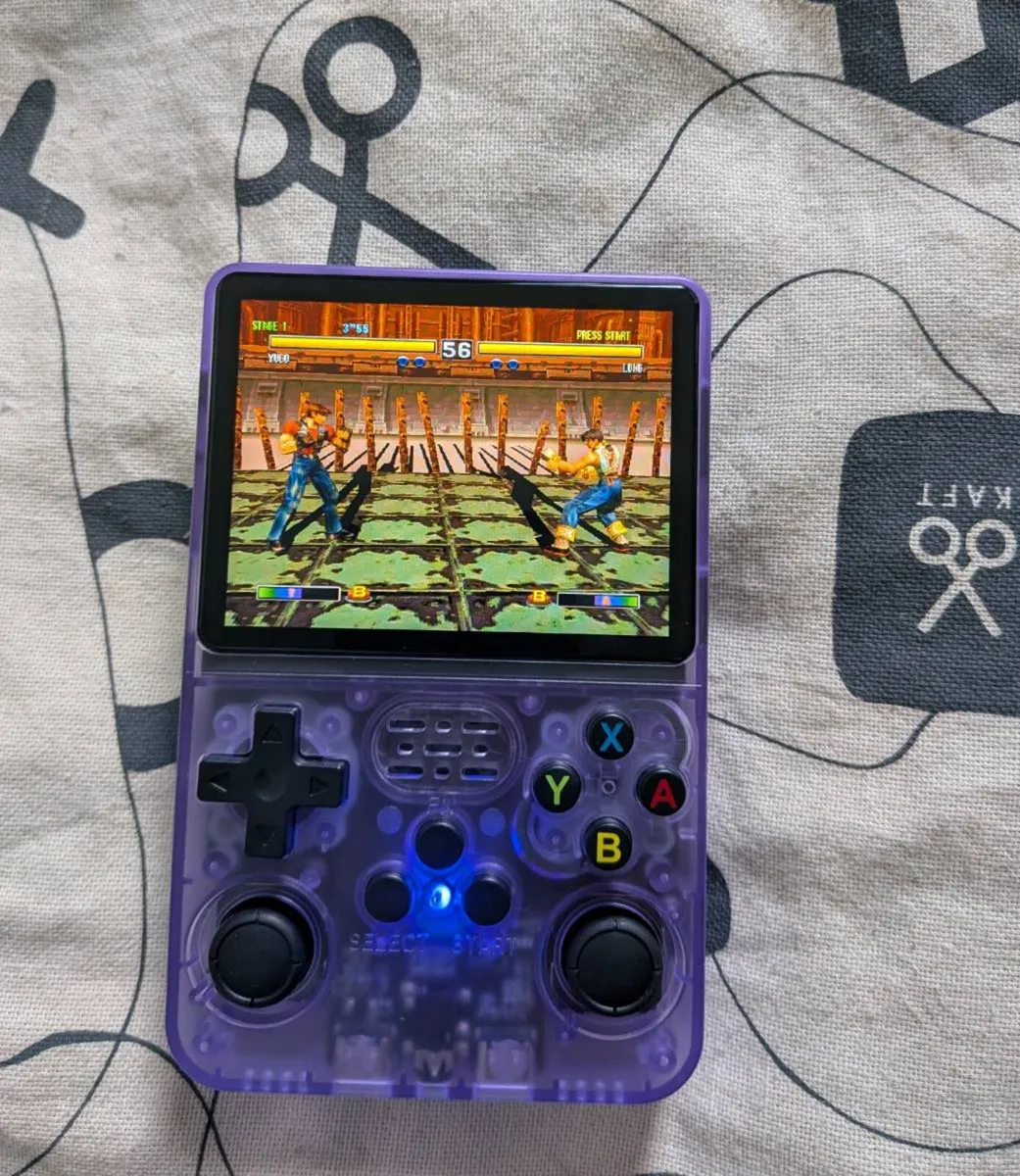 R36S 64GB Game Console - Purple - price firm - Image 1