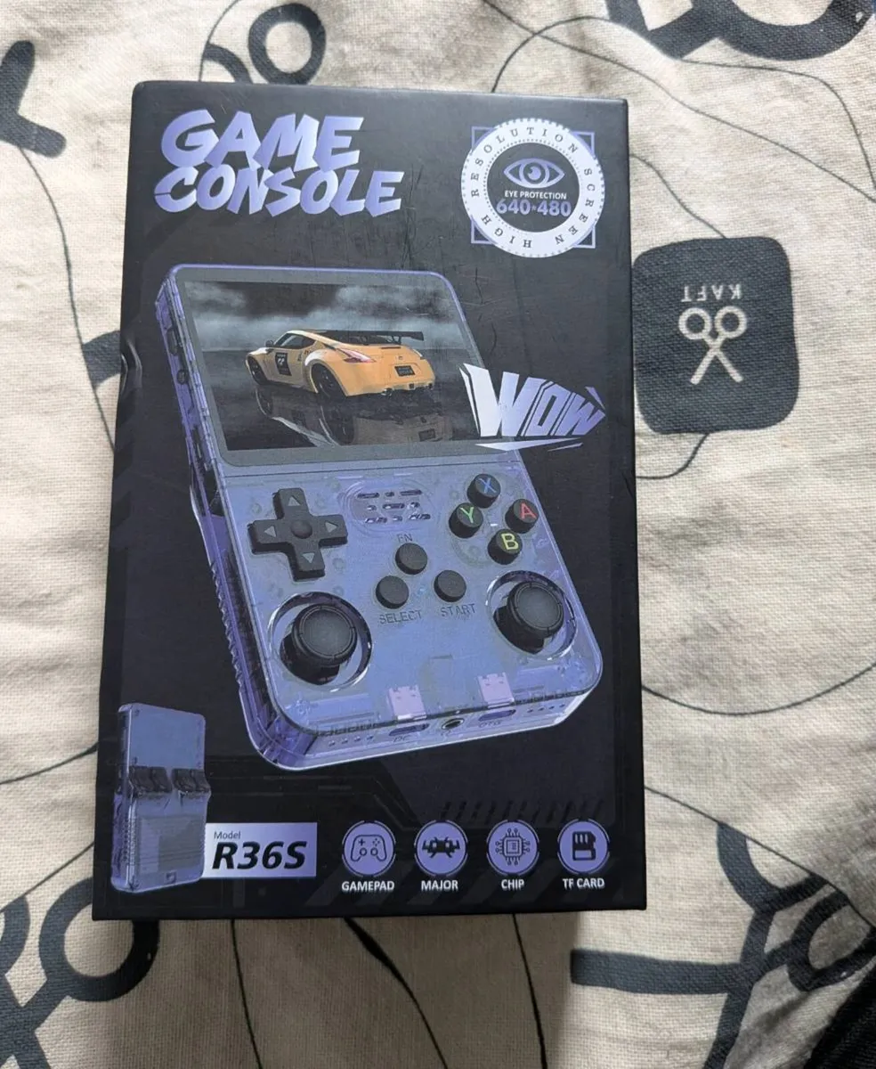 R36S 64GB Game Console - Purple - price firm - Image 4