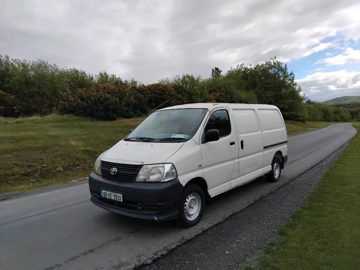 2008 hiace van for sale tested - Image 1