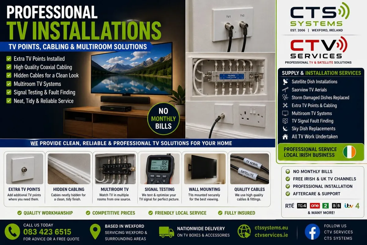 Freeview TV Satellite Dish Saorview Installer - Image 4
