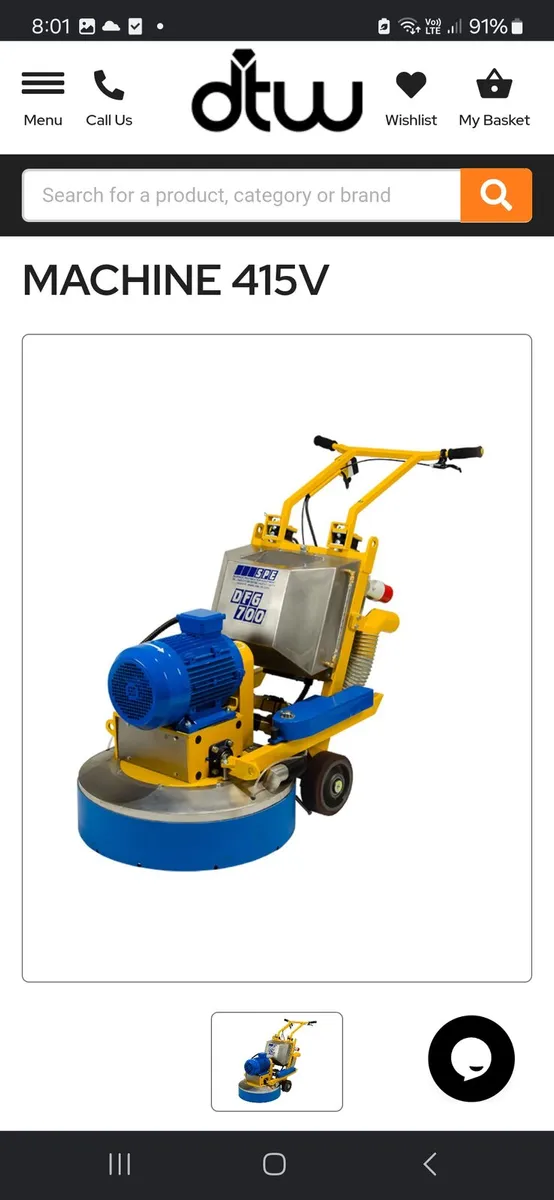 SPE DFG 700 Floor Grinder - Image 2