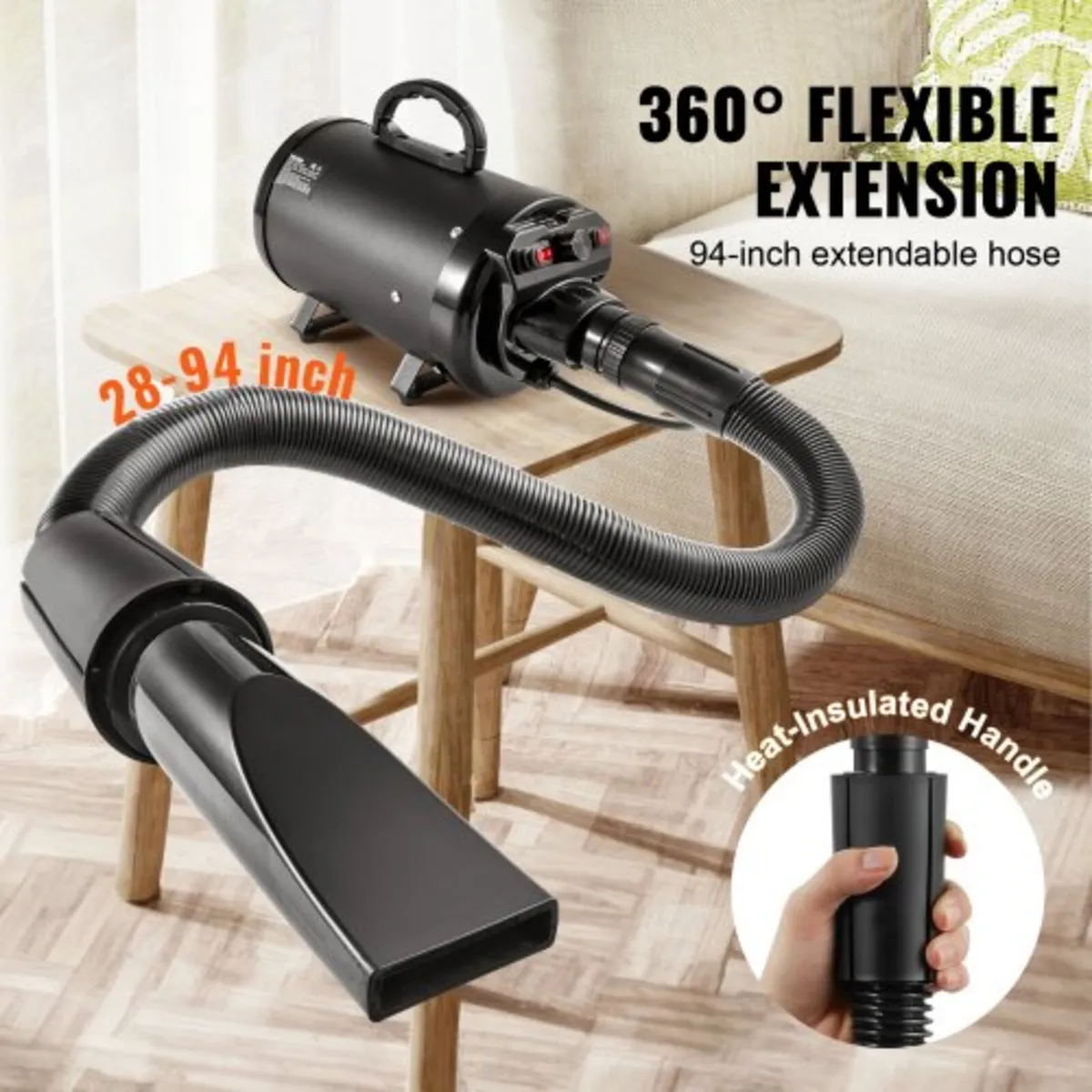 Dog Dryer, 2000W/2.7HP Dog Blow Dryer, Pet Groomin - Image 3