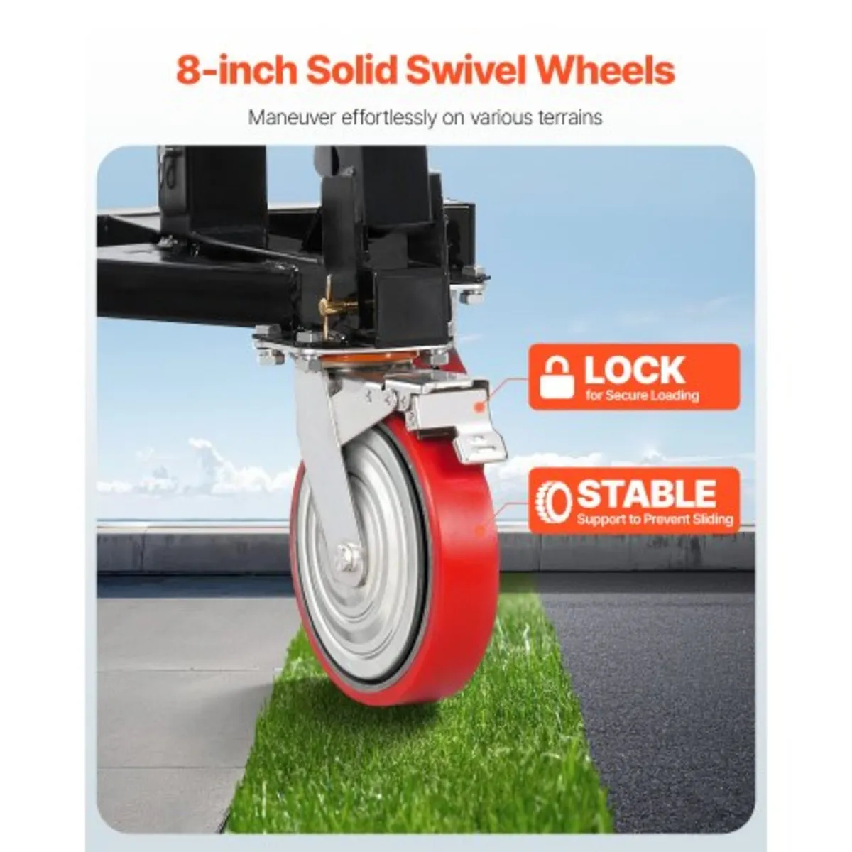 Trailer Dolly, 3500lbs Tongue Weight Capacity, 18 - Image 3