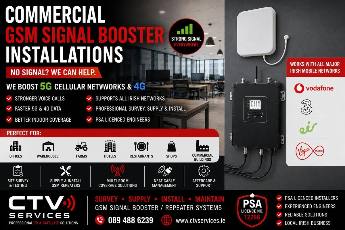 GSM Mobile Signal Booster Repeater Installer - Image 2