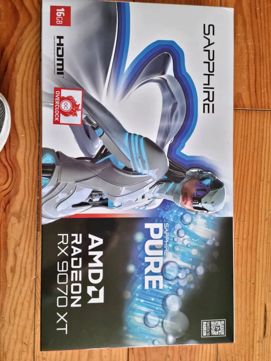 Unopened Sapphire AMD Radeon RX 9070 XT 16gb VRAM - Image 1