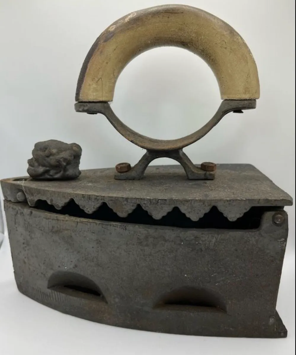 Antique coal iron