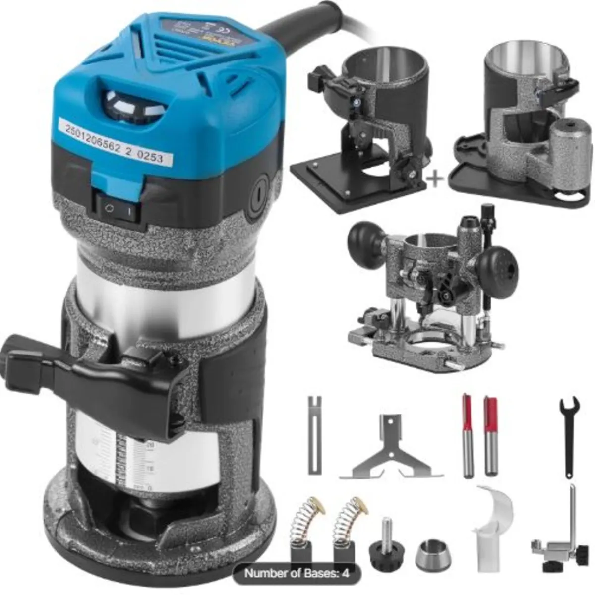 Wood Trimmer Wood Router Tool Kit Electric Hand - Image 1