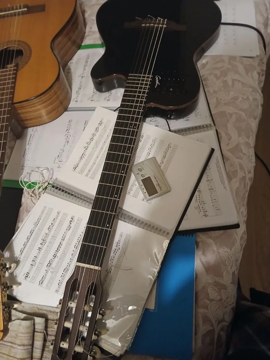 Brand New Godin ACS Cedar Black Classic Guitar for Sale. - Image 3
