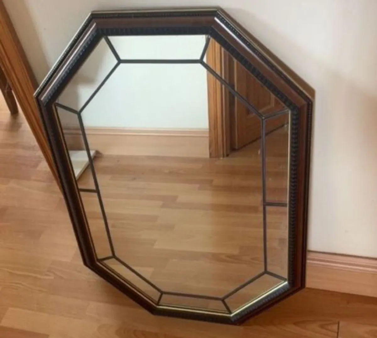 Lead bevelled edge Mirror - Image 1