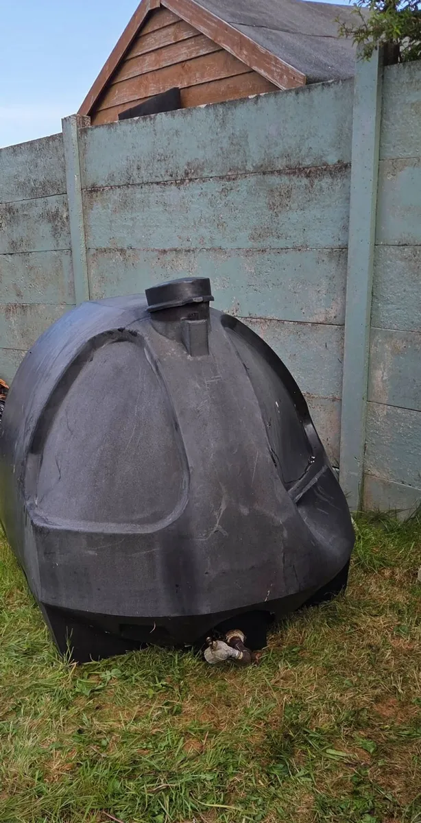 Used oil tank (Dented not leaking) - Image 1