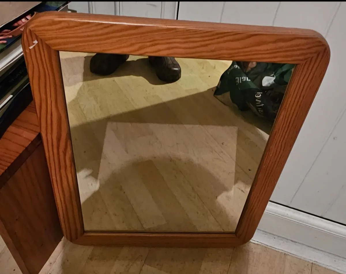 Medium Sized Pine Mirror