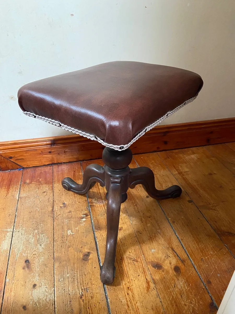 Antique dresser stool