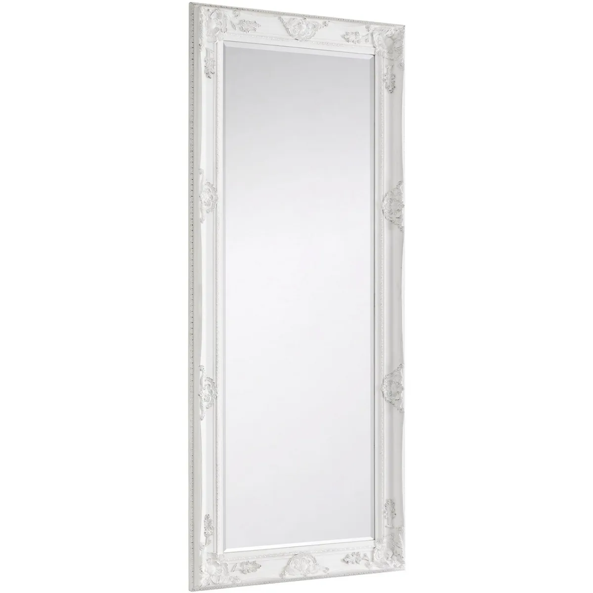 Large White Lean to antique style Mirror - Image 4