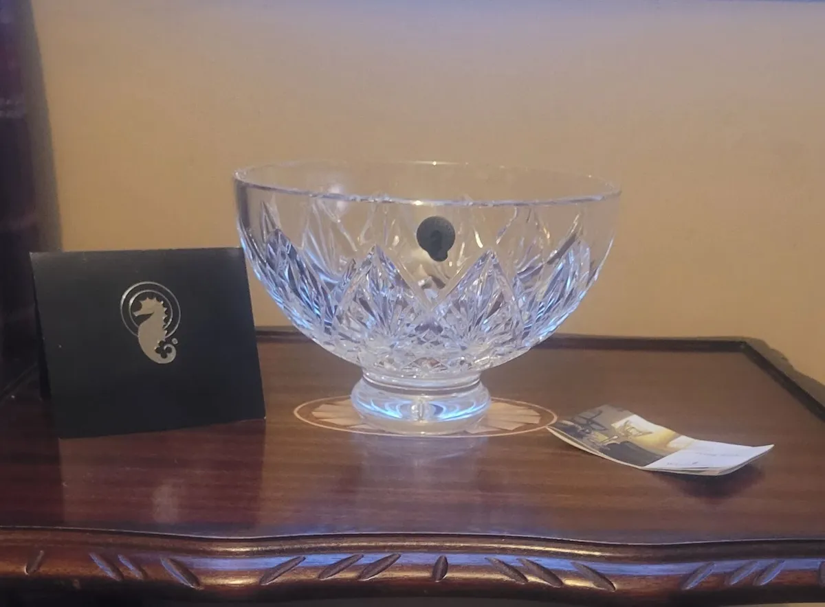 Waterford crystal 8 inch footed bowl - Image 1