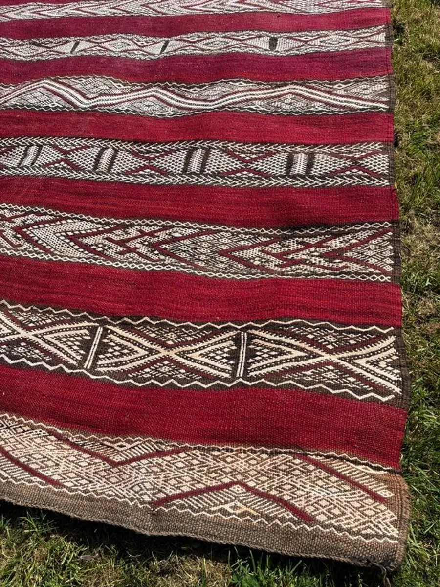 Moroccan Kilim Rug / Wide runner - Image 2