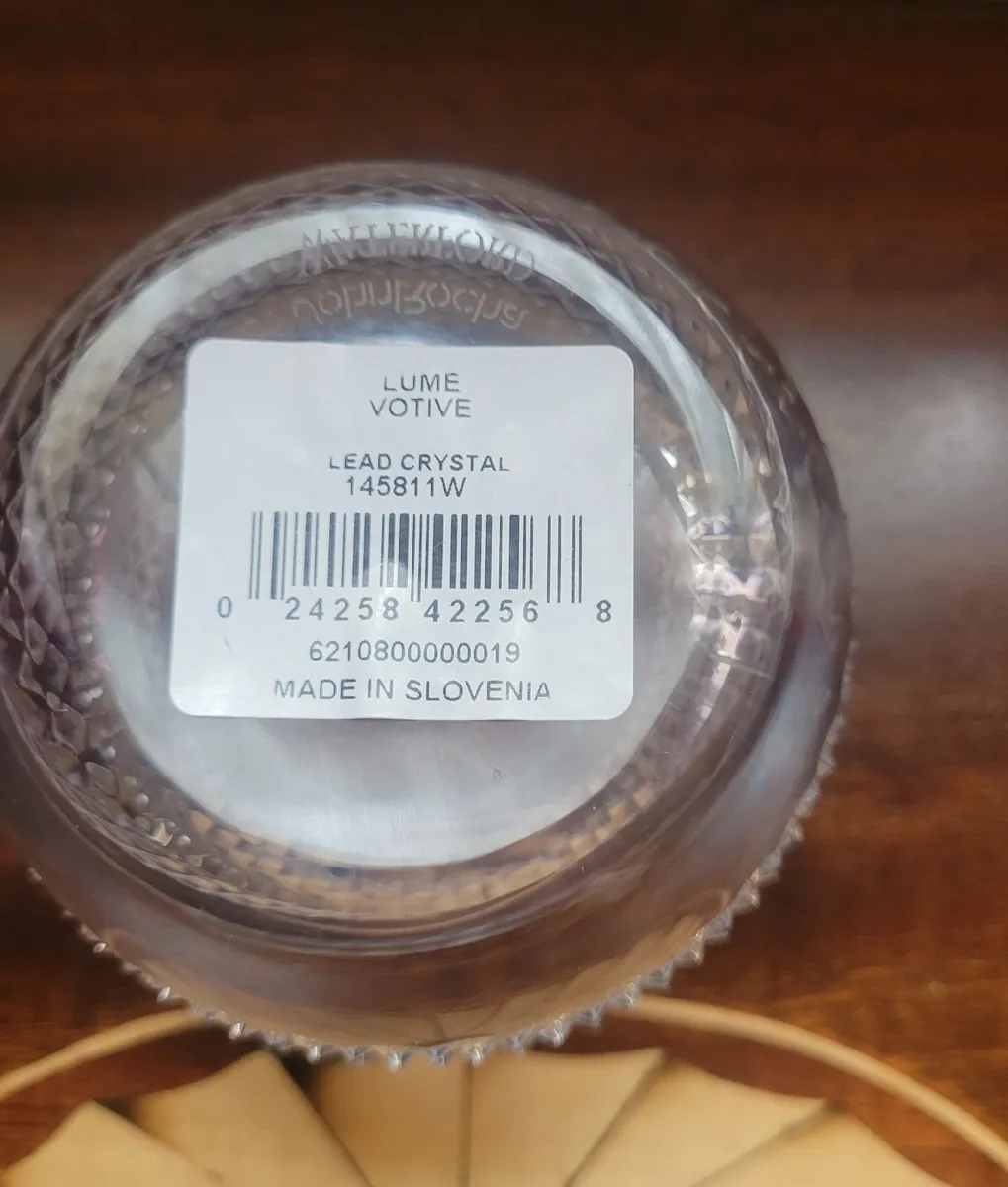 Waterford crystal  tea light holder - Image 2