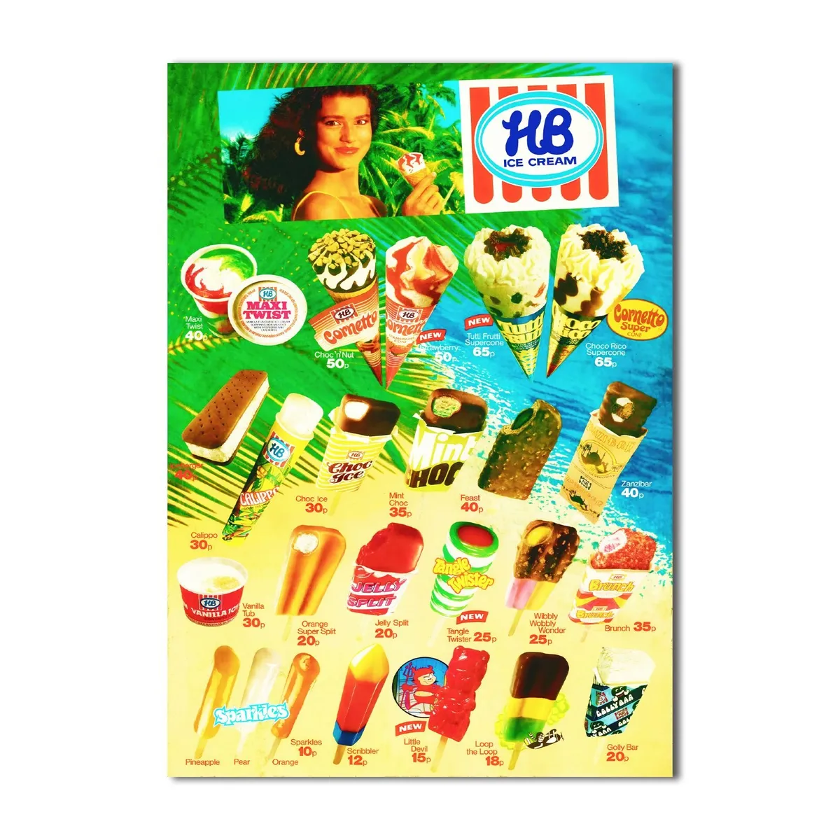 HB Ice Cream - A4 Poster - Image 4