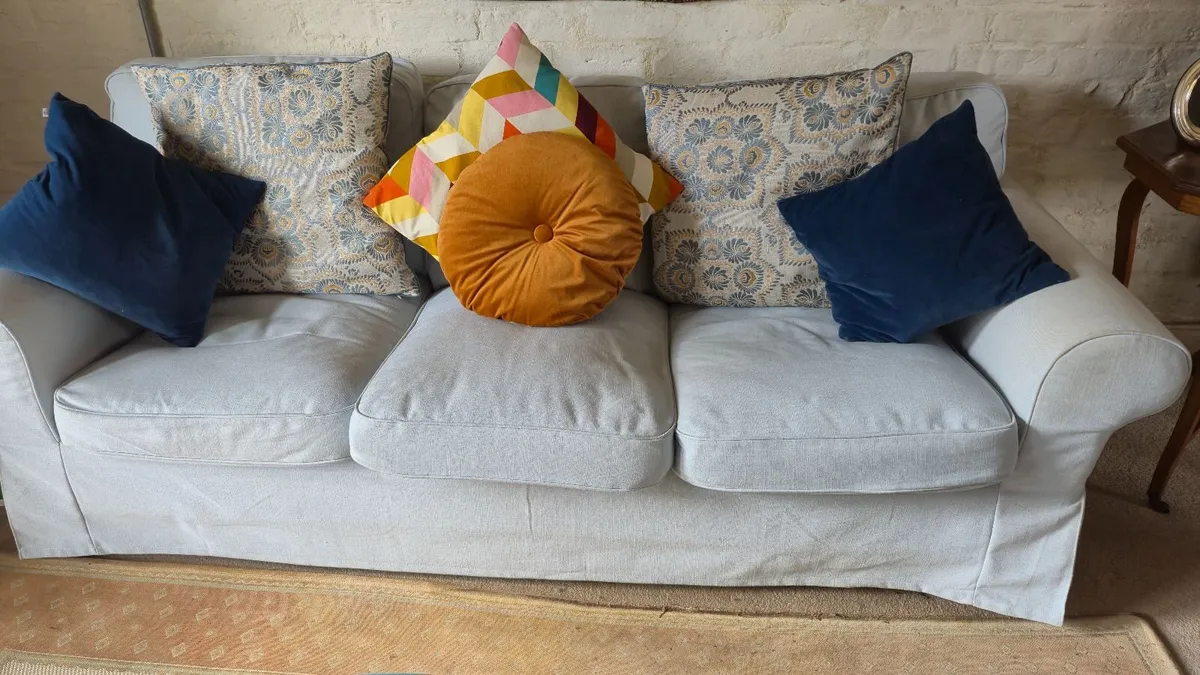 3 seater Ikea Ektorp sofa - Image 2
