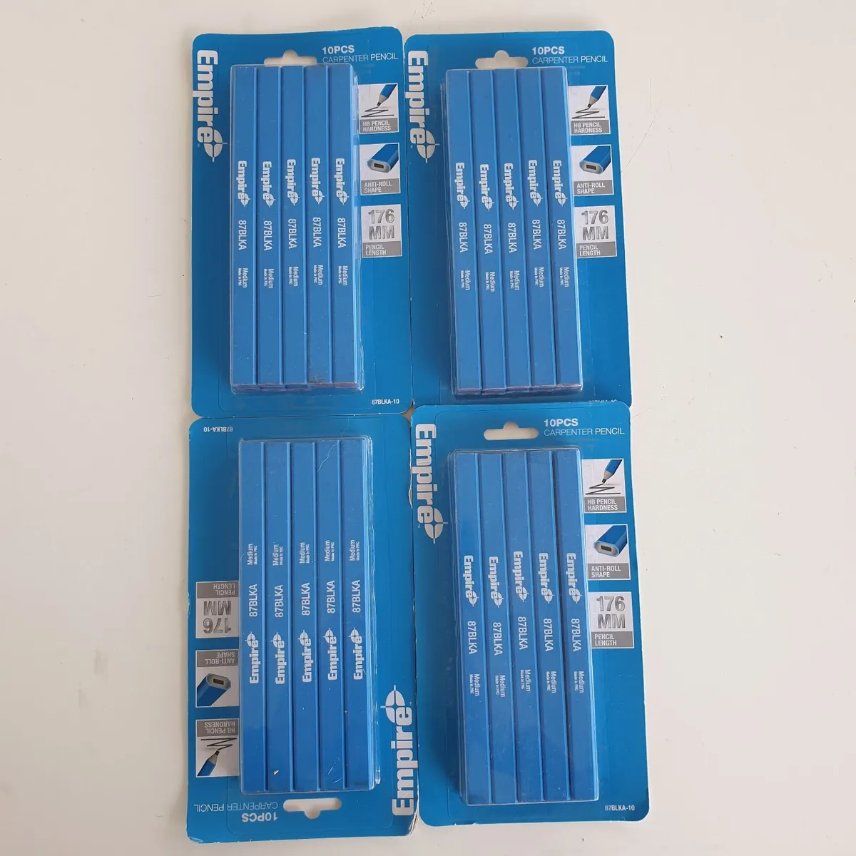 Carpenter pencils Empire 4 packs of 10 NEW - Image 1