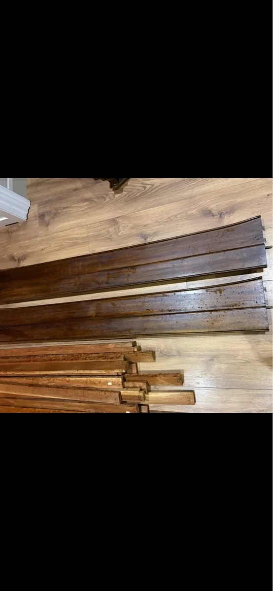 Solid teak king bed , solid  teak supports also - Image 3