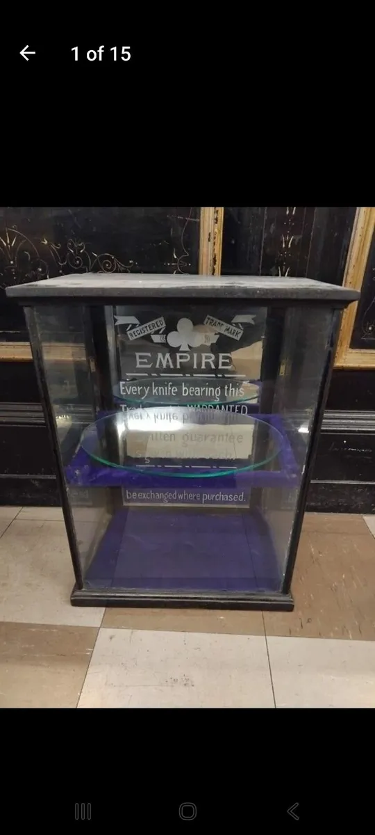 Antique Shop Display Cabinet - Image 2