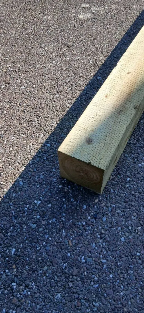 6" * 6" * *2.4m treated gate posts - Image 4