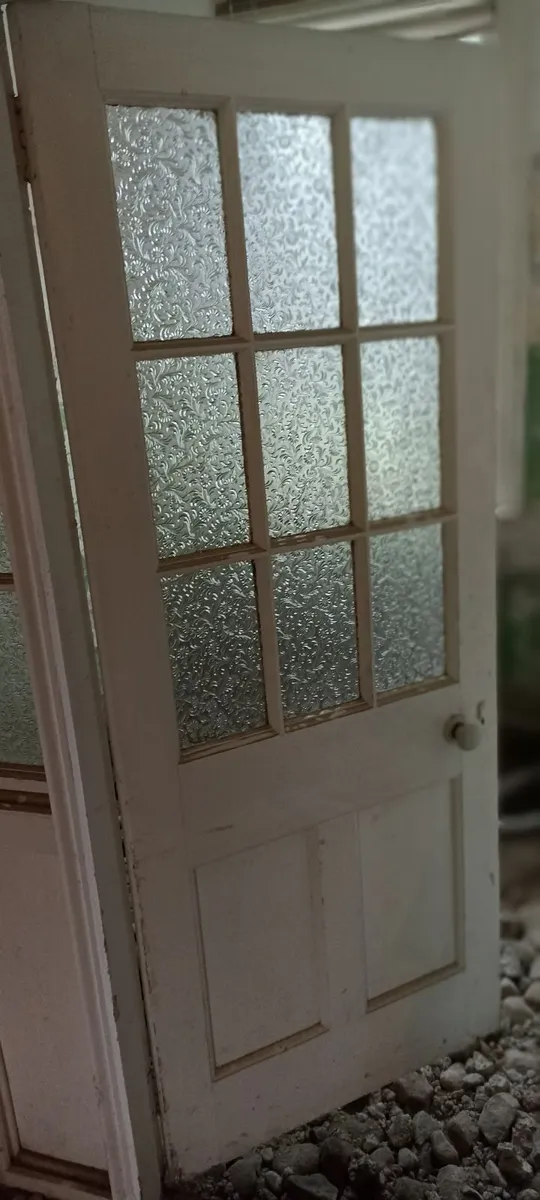 Old Painted Solid Pine Doors - Image 3