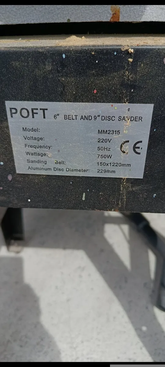 Belt and Disc Sander - Image 1
