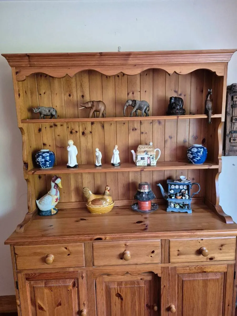 Vintage Solid Pine Dresser - Image 4