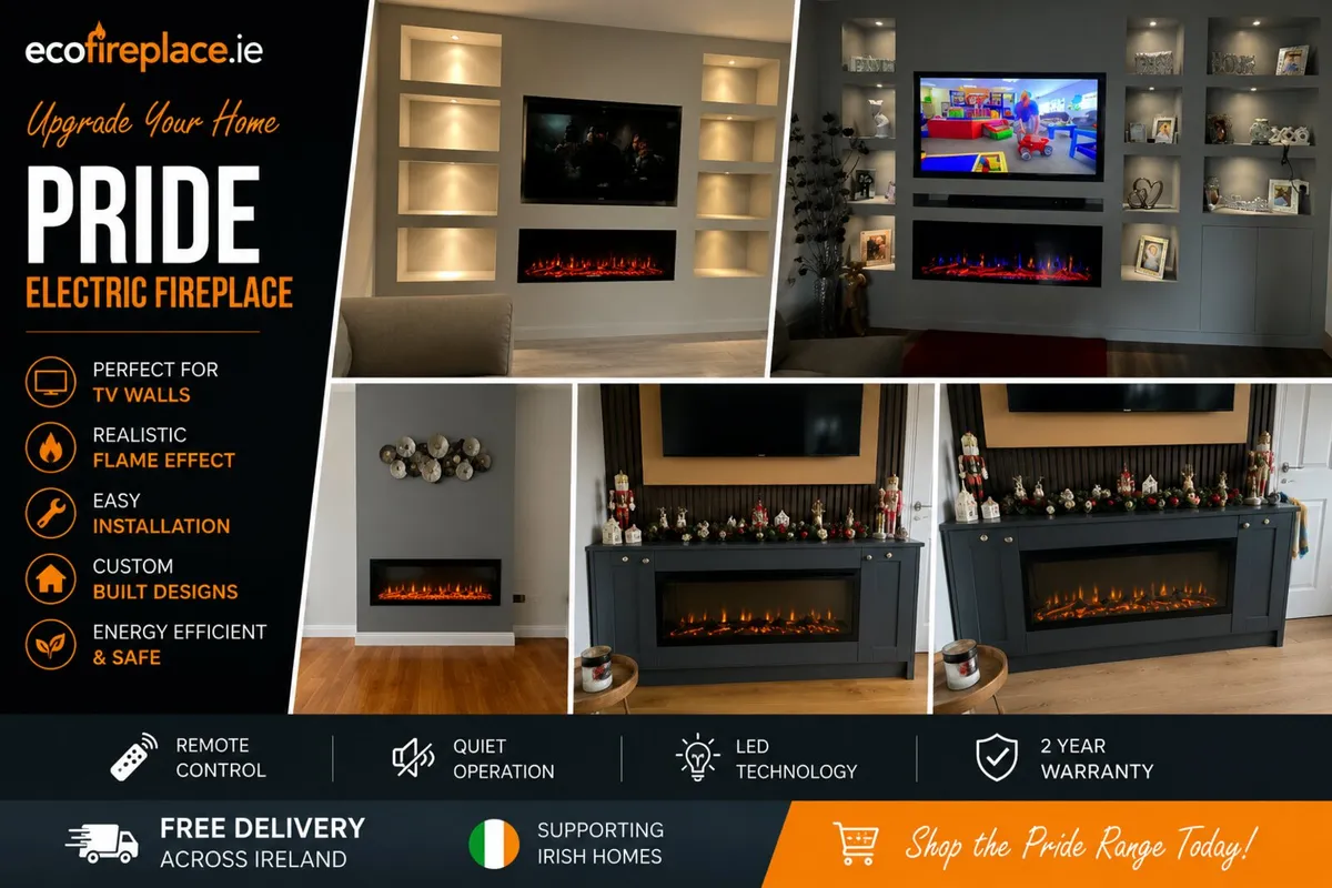 Electric fireplace. FREE and fast delivery - Image 1