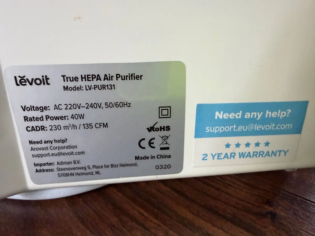 Air Purifier - True HEPA - Levoit - Image 2
