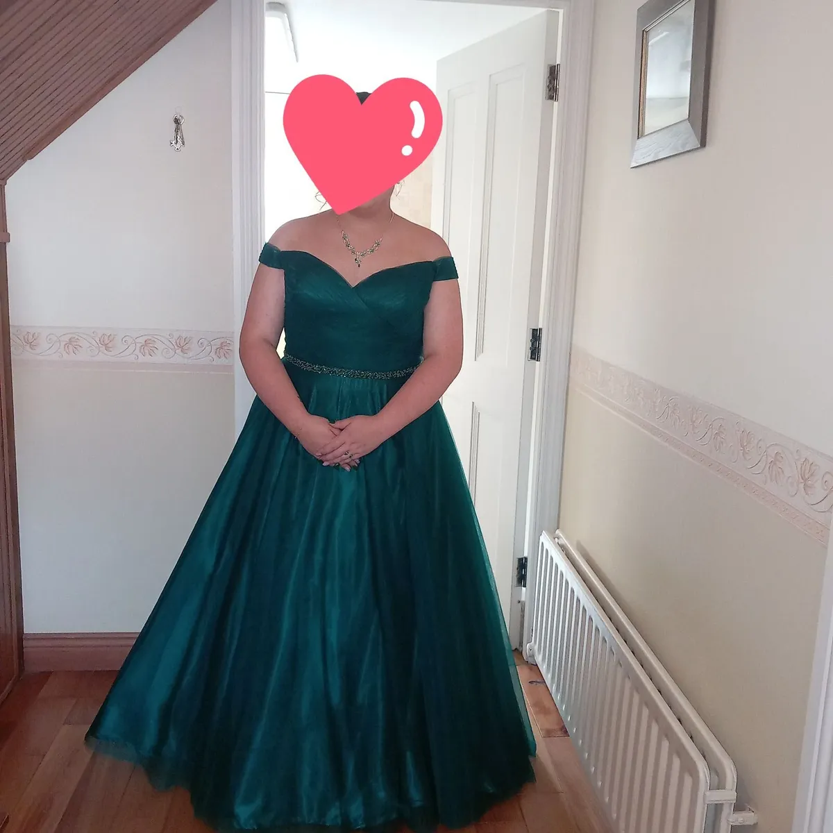 Emerald Green Ballgown - Image 2
