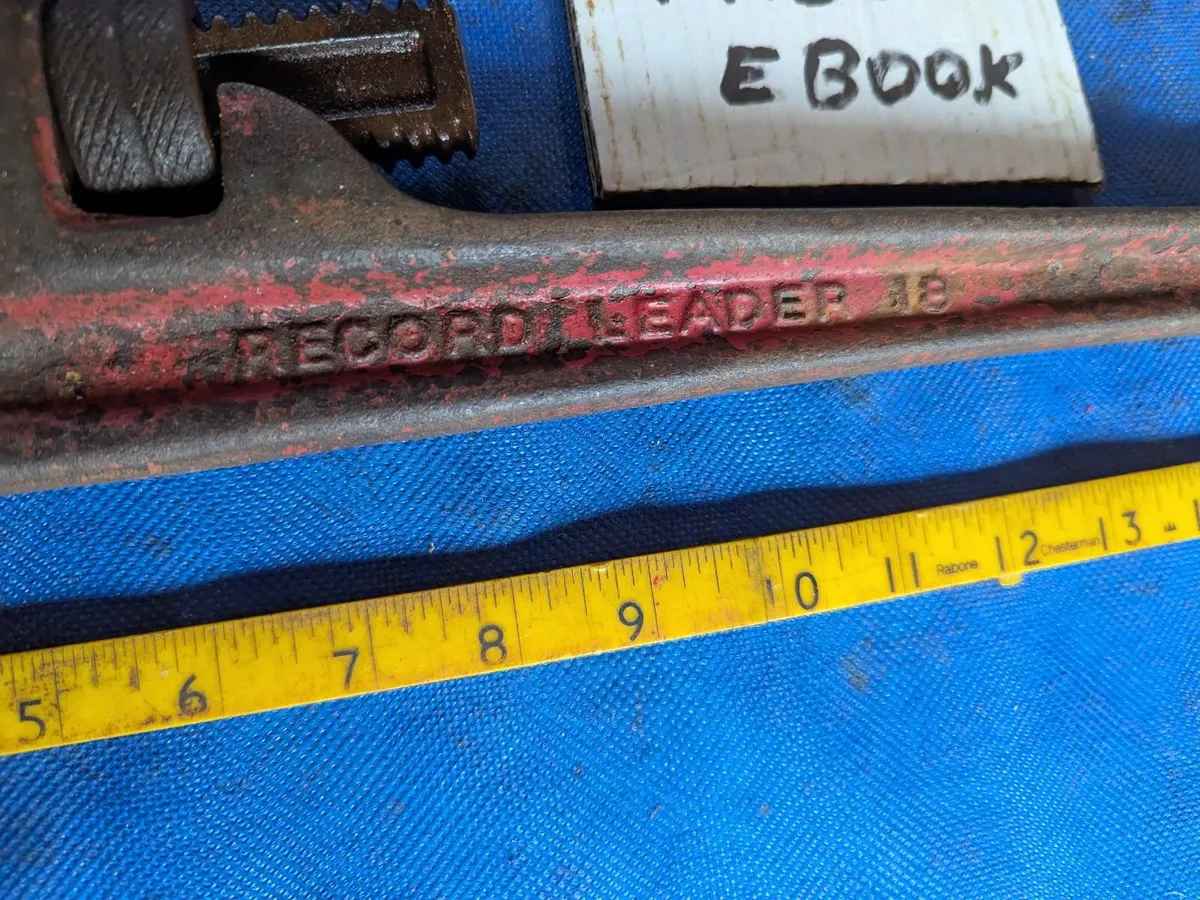 18" Record Stillson Wrench - Image 2