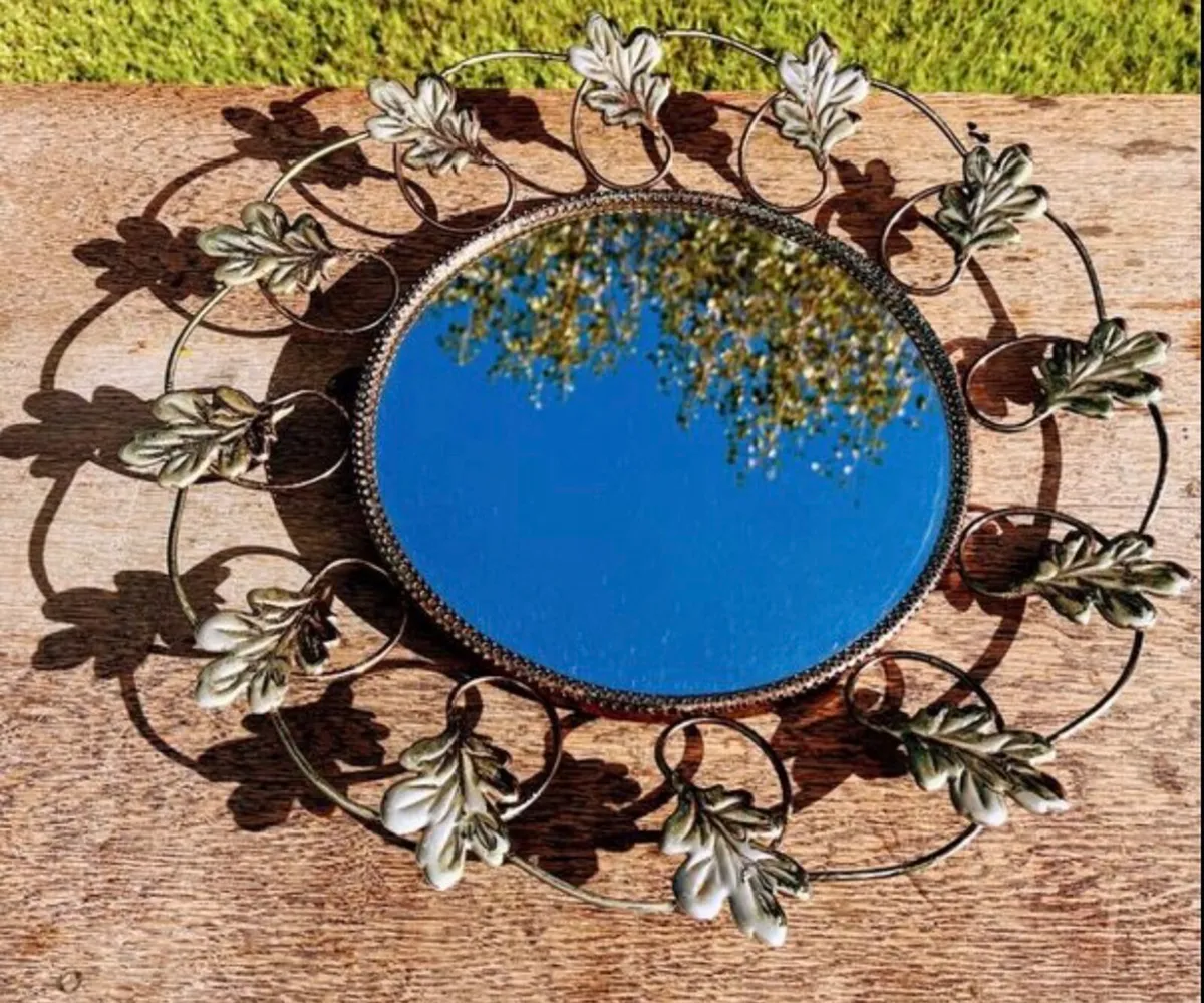 Mid century ornate mirror