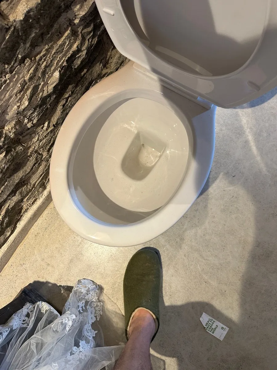 Brand new never used corner toilet - Image 2