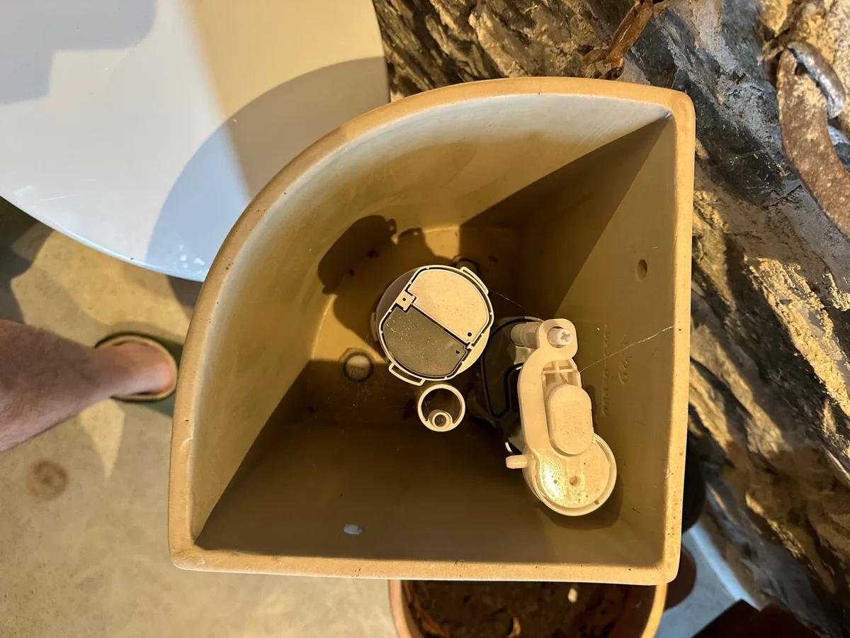 Brand new never used corner toilet - Image 3