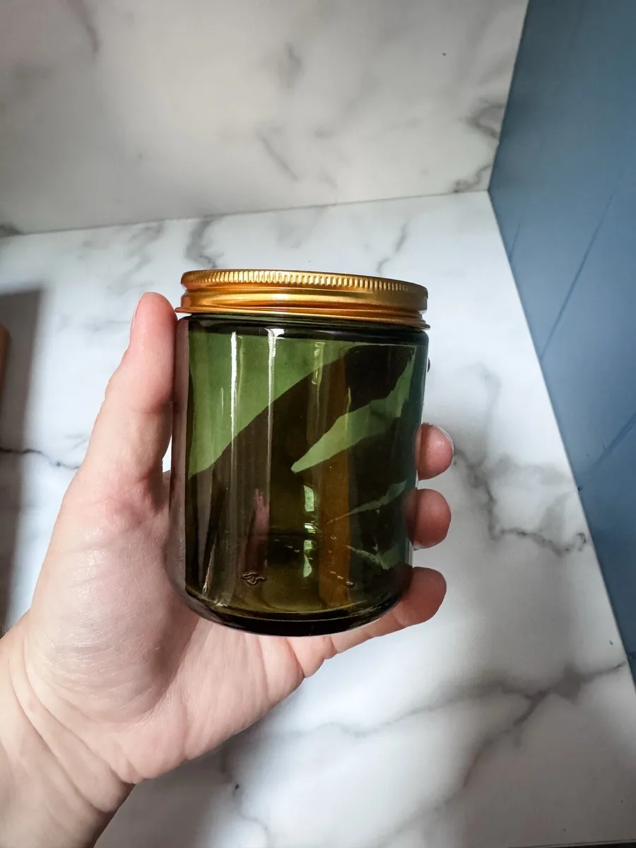 40 Green Glass 250ml Jars - Image 1