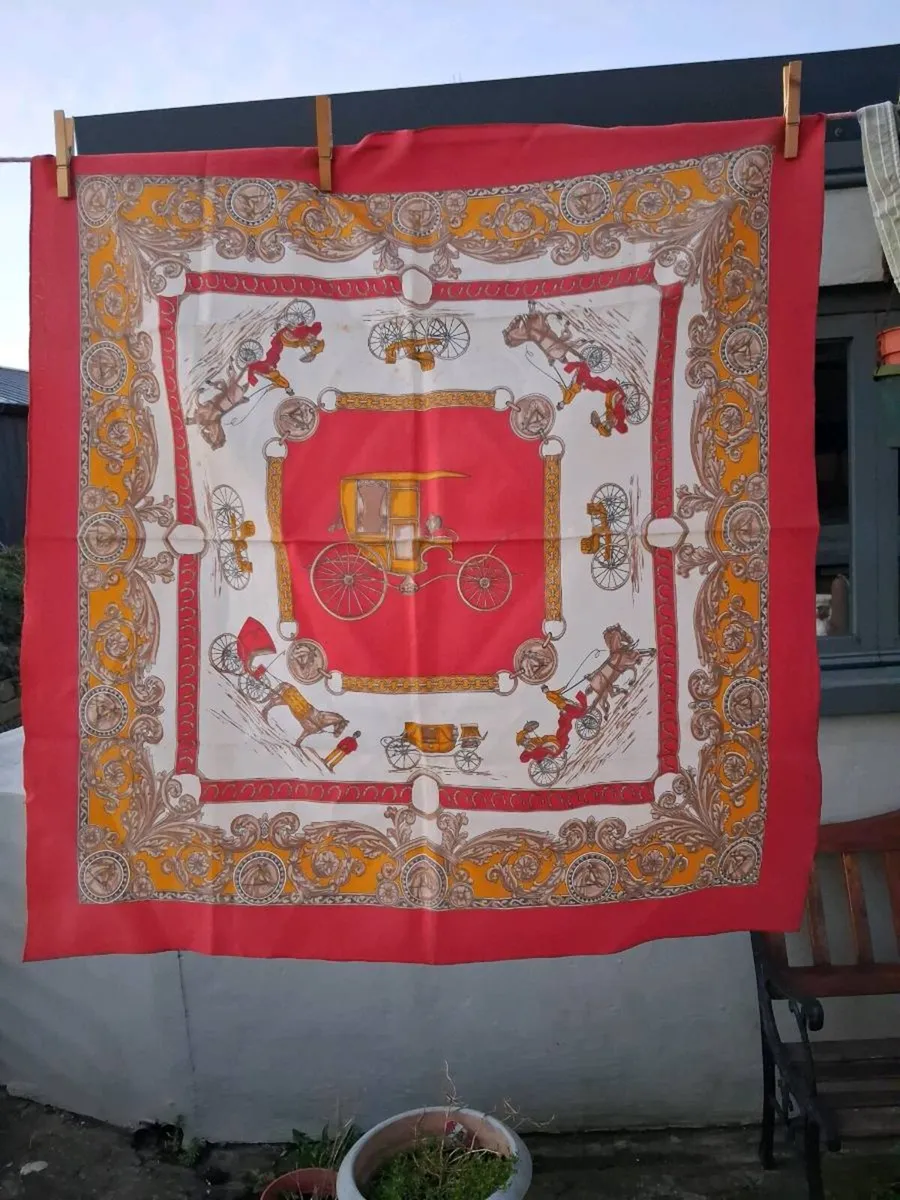 Vintage Ladies head scarfs - Image 1
