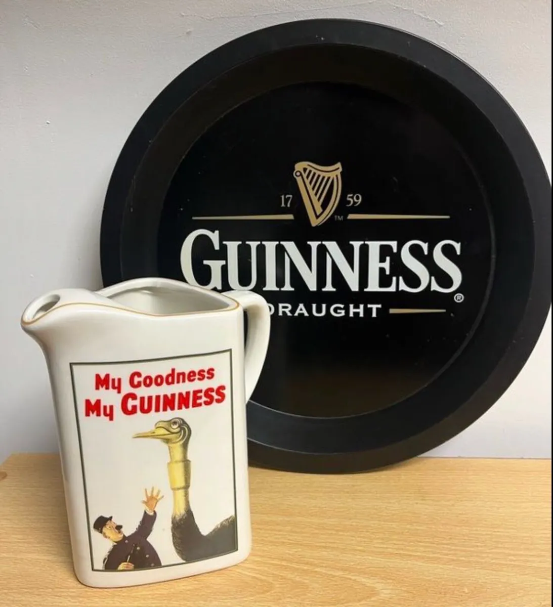 Guinness Water Jug and Tray