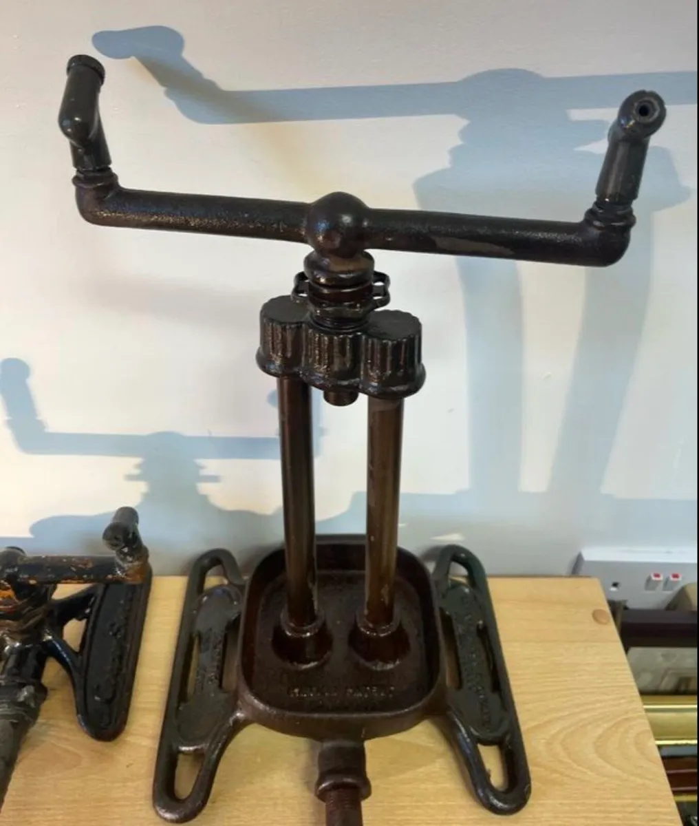 Two vintage cast iron rainking sprinklers - Image 1