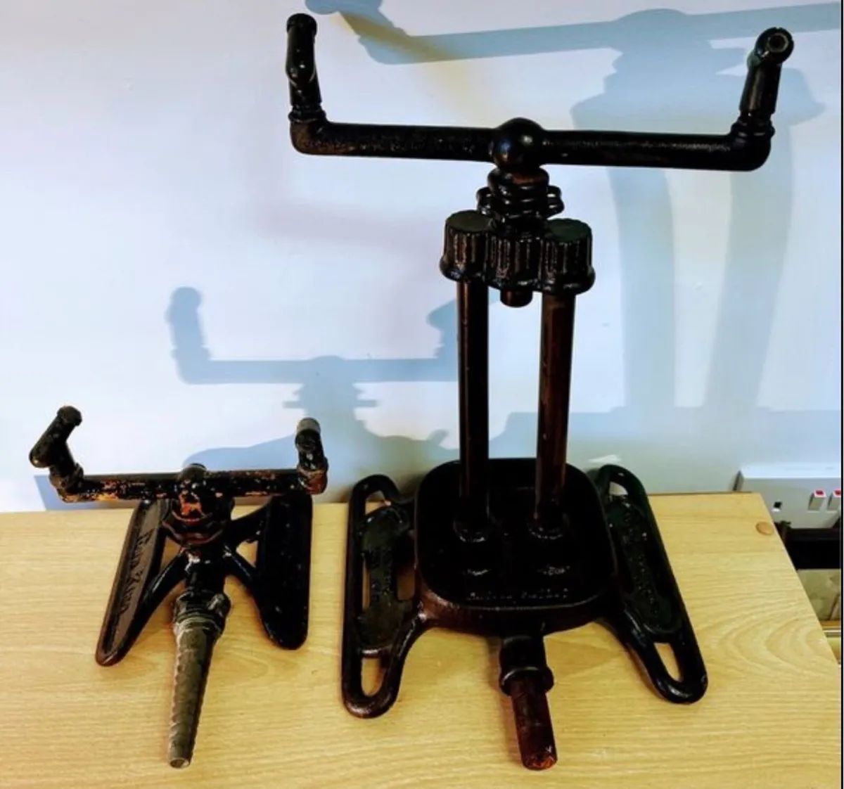 Two vintage cast iron rainking sprinklers - Image 2