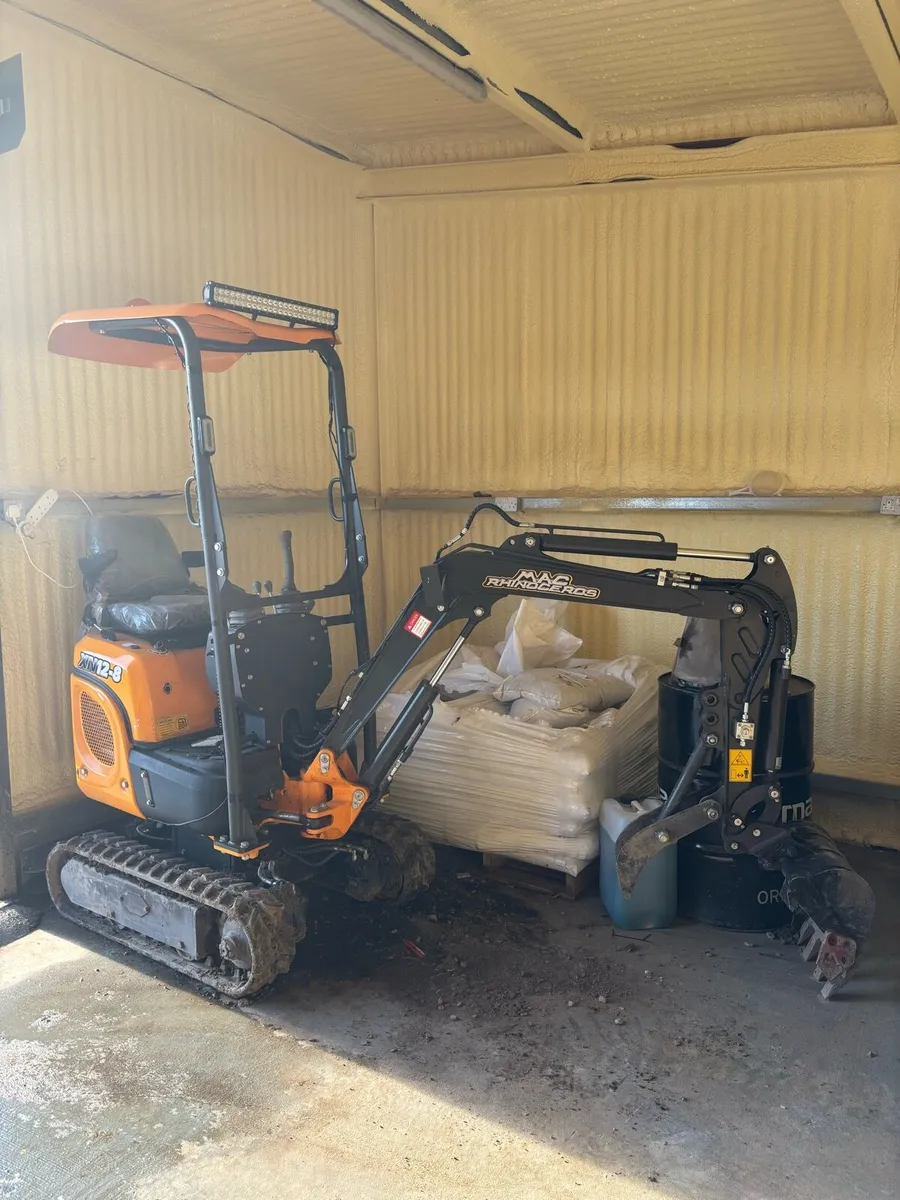 1.2 ton digger and driver for hire